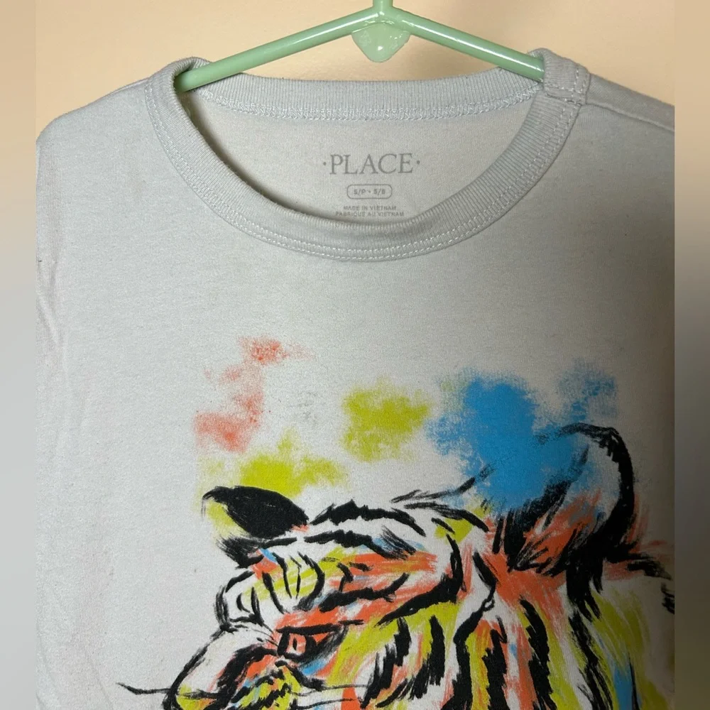 Color Burst Tiger Graphic Tee | Boys Size 5/6 Small | The Children’s Place